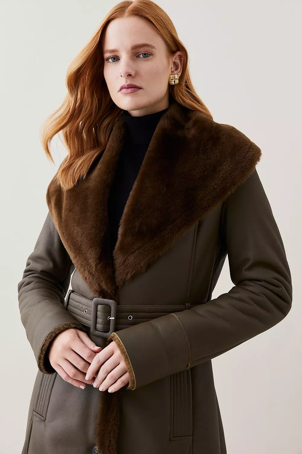 Miss selfridge 2024 belted coat